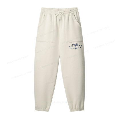 Pagewings I Closed My Book To Be Here Unisex Fleece Sweatshirt Set 