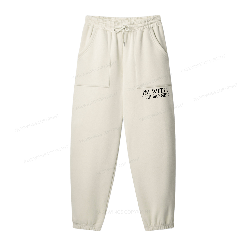 Pagewings I'm With The Banned Unisex Fleece Hoodie Set