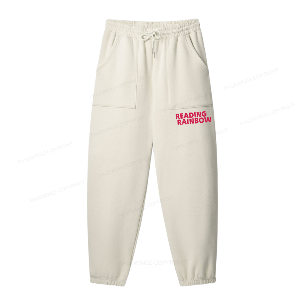 Pagewings Reading Rainbow Unisex Fleece Sweatshirt Set 