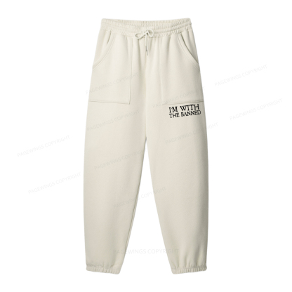 Pagewings I'm With The Banned Unisex Fleece Hoodie Set