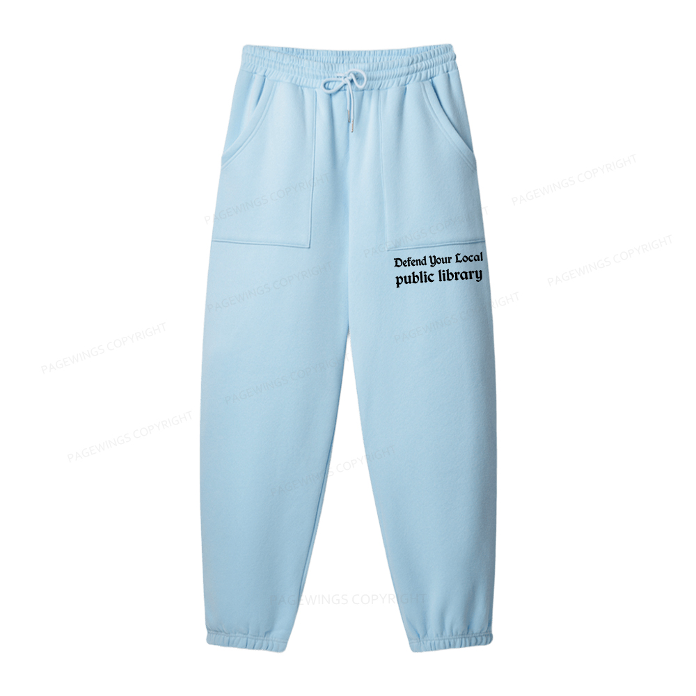 Pagewings Defend Your Local public library Unisex Fleece Sweatshirt Set 