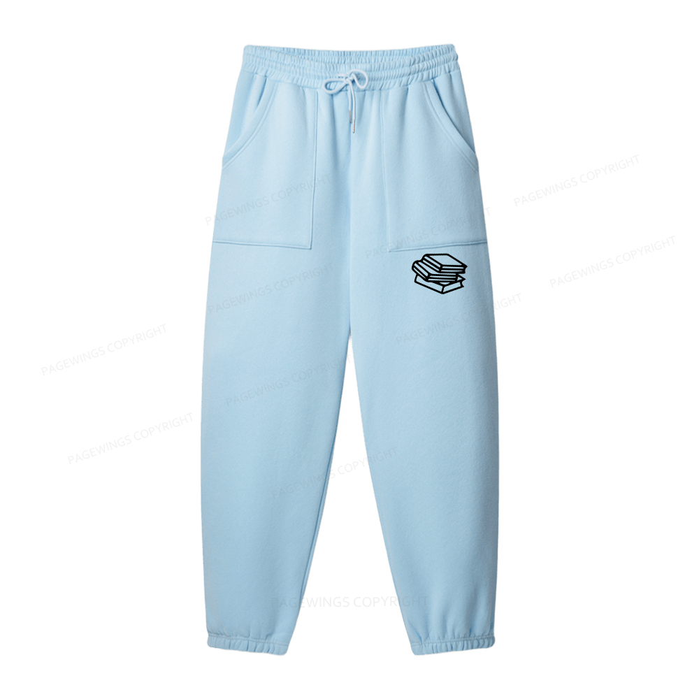 Pagewings Just A Bookish Girl In A Fictional World Unisex Fleece Hoodie Set