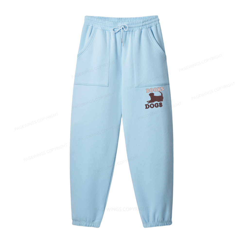 Pagewings Easily Distracted By Books And Labrador Unisex Fleece Hoodie Set