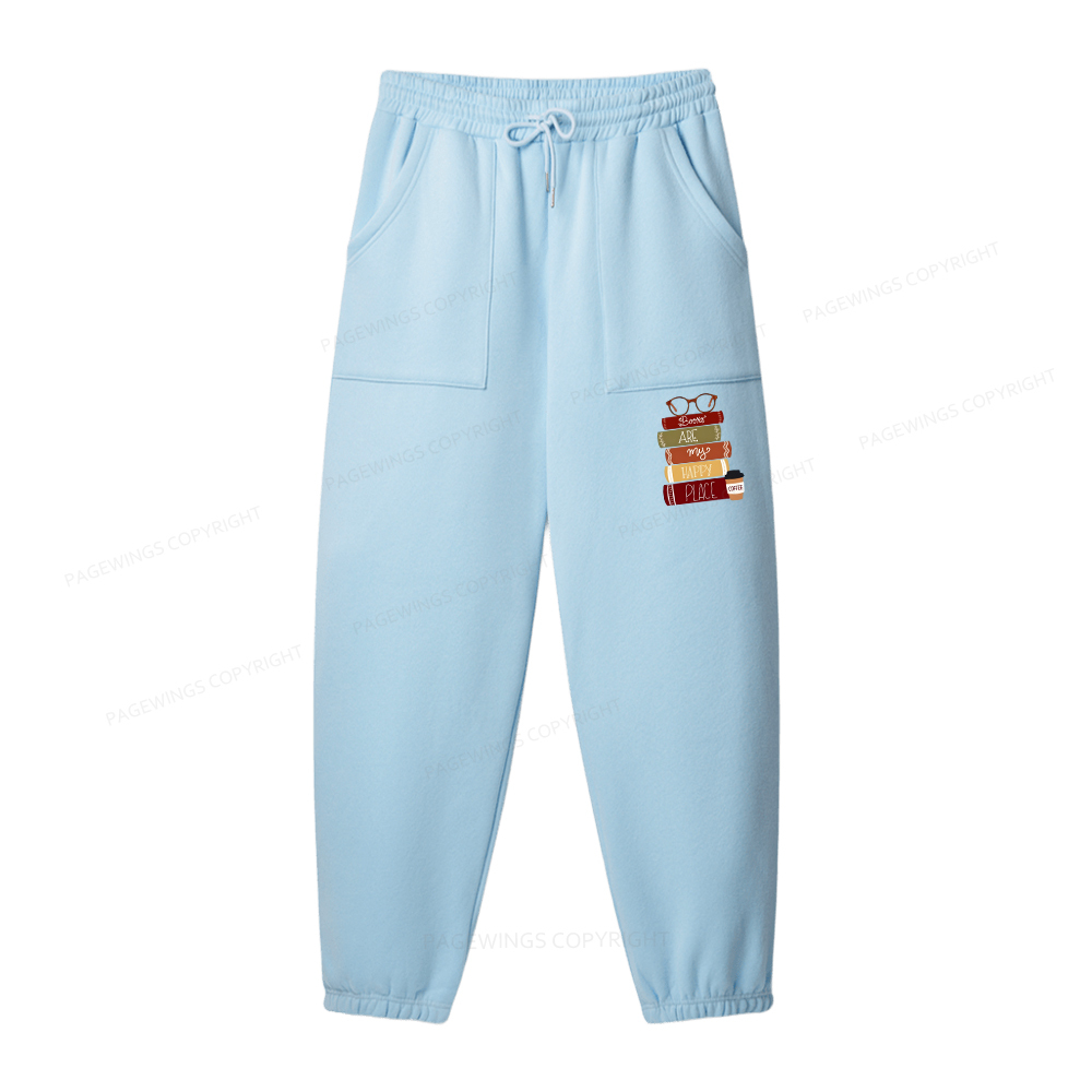 Pagewings Easily Distracted By Cats and Books Unisex Fleece Hoodie Set