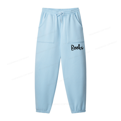 Pagewings Dogs Books Coffee Unisex Fleece Sweatshirt Set 