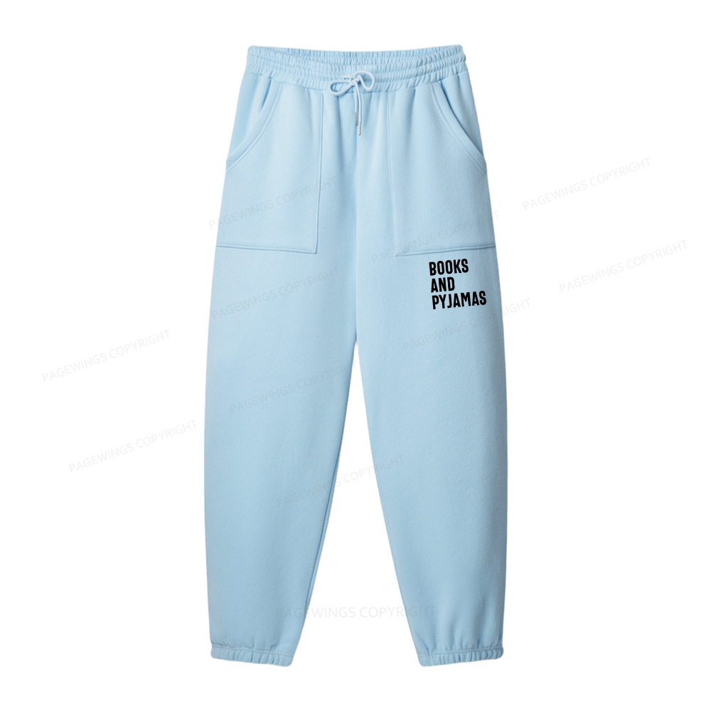 Pagewings If It Involves Books And Pyjamas Count Me Unisex Fleece Sweatshirt Set 