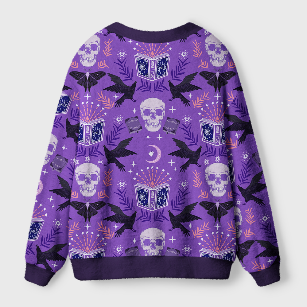 Pagewings Fantasy Reading Light Knit Unisex Cardigan Sweaters