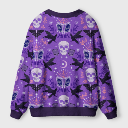 Pagewings Fantasy Reading Light Knit Unisex Cardigan Sweaters