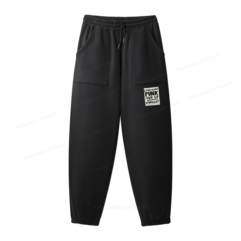 Pagewings What's More Punk Than The Public Library Unisex Fleece Sweatshirt Set 