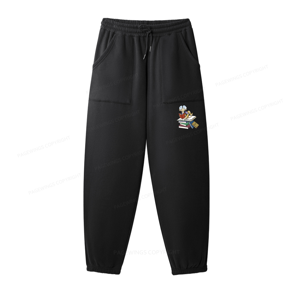 Pagewings Reading Snail and Book Unisex Fleece Hoodie Set