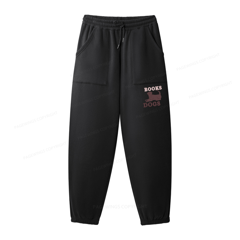 Pagewings Easily Distracted By Books And Labrador Unisex Fleece Hoodie Set