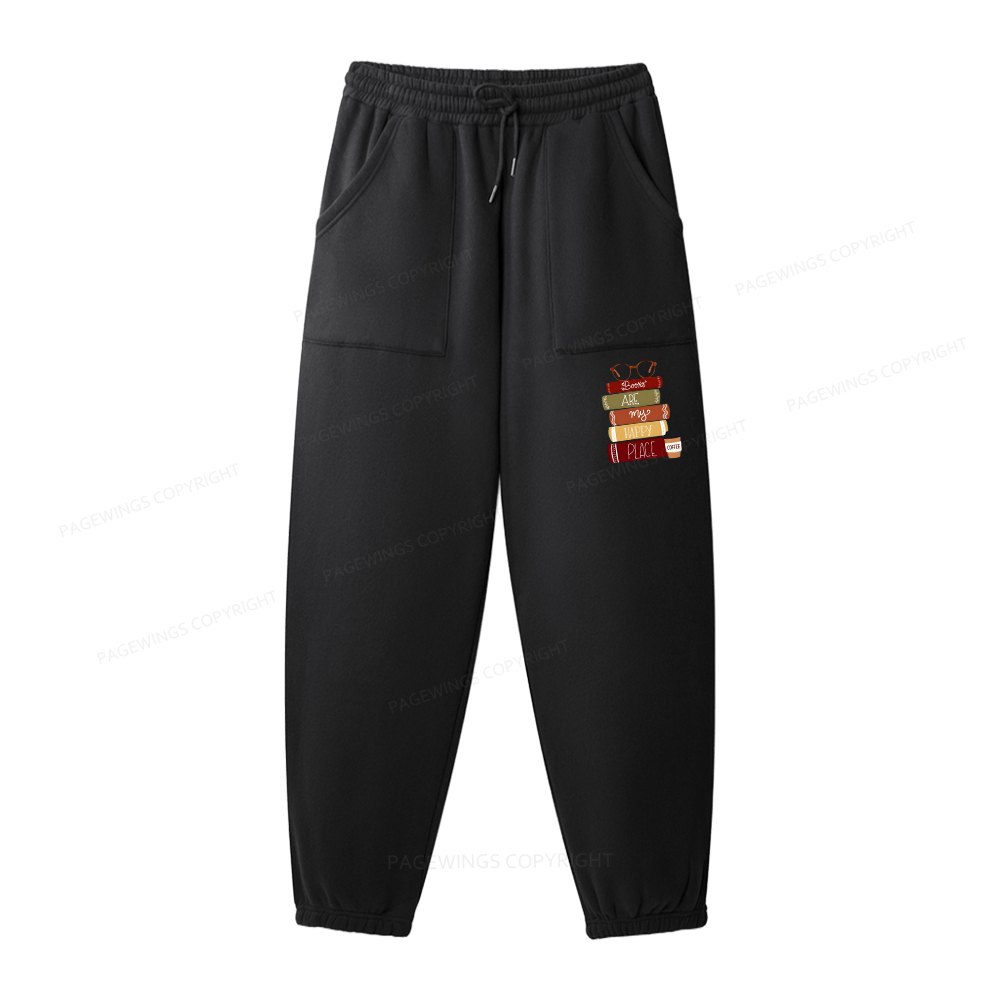 Pagewings Easily Distracted By Cats and Books Unisex Fleece Hoodie Set