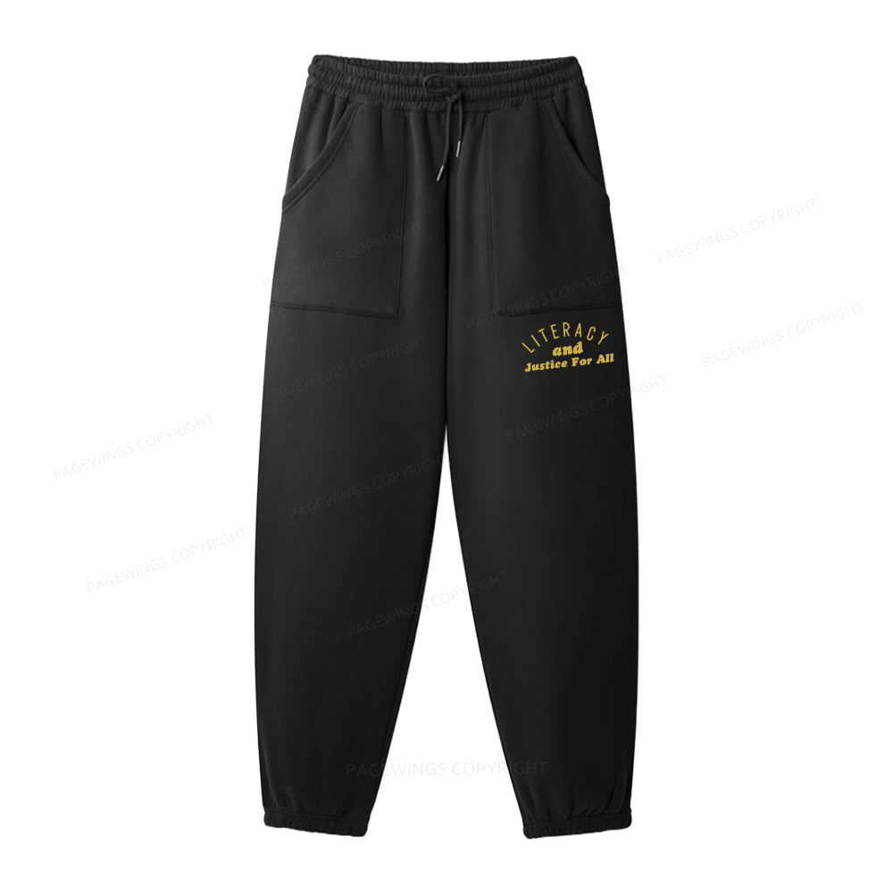 Pagewings Literacy And Justice Unisex Fleece Hoodie Set