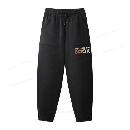 Pagewings Take A Look It's In A Book Unisex Fleece Sweatshirt Set 