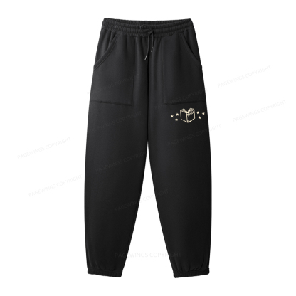 Pagewings I Closed My Book To Be Here Unisex Fleece Sweatshirt Set 