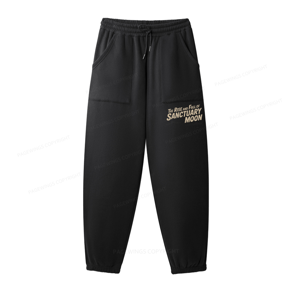 Pagewings The Rise And Fall Of Sanctuary Moon Unisex Fleece Sweatshirt Set 