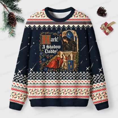 Pagewings Shadow Daddy Unisex Ugly Light Knit Sweatshirt
