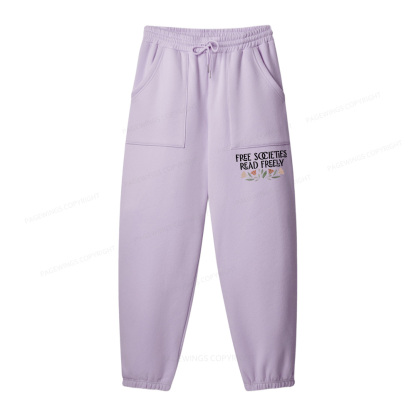 Pagewings Read Freely Unisex Fleece Sweatshirt Set 