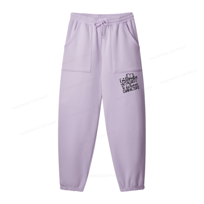 Pagewings Emotionally Attached To Fictional Characters Unisex Fleece Hoodie Set