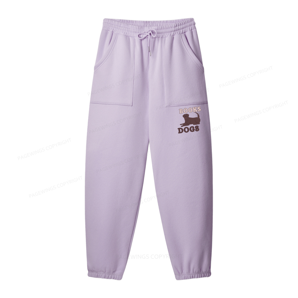 Pagewings Easily Distracted By Books And Labrador Unisex Fleece Hoodie Set