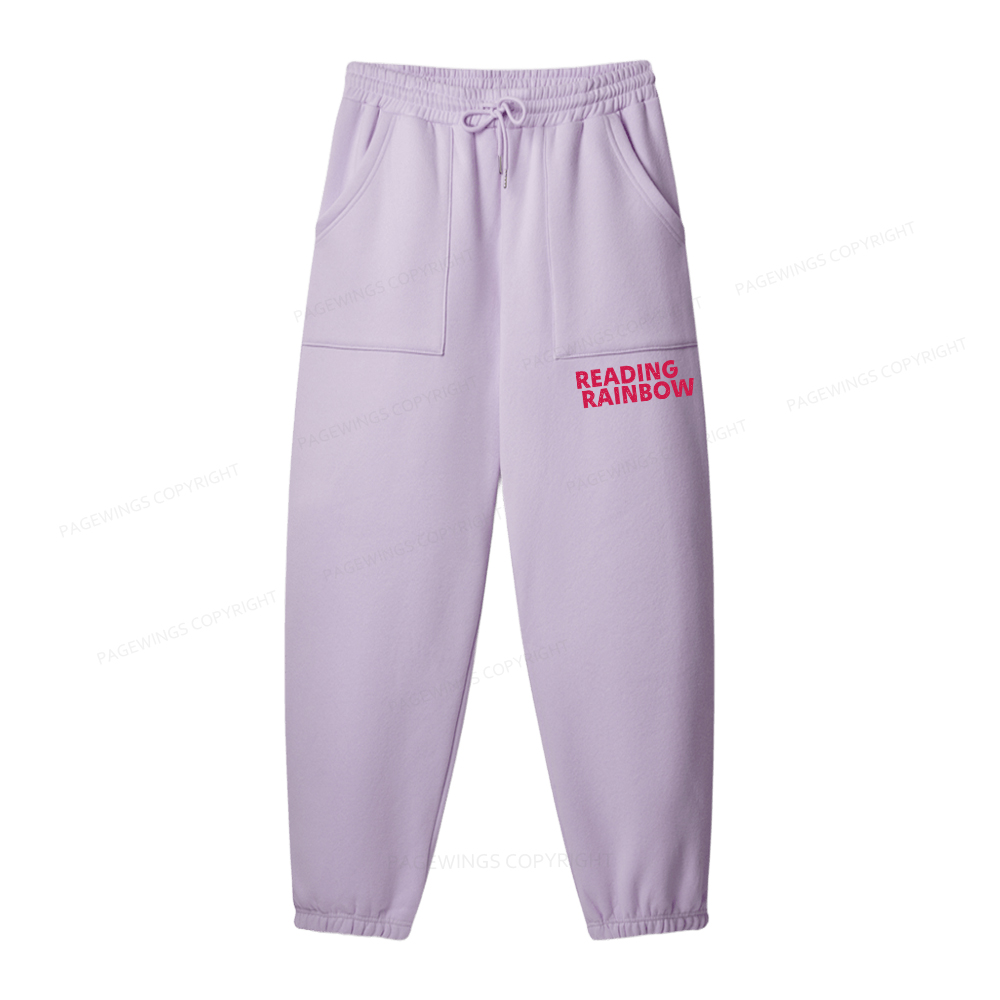 Pagewings Reading Rainbow Unisex Fleece Hoodie Set