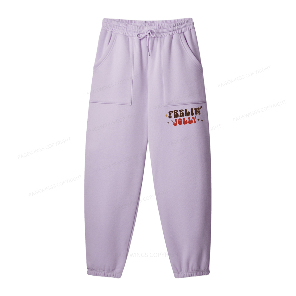 Pagewings Feeling Jolly Unisex Fleece Hoodie Set
