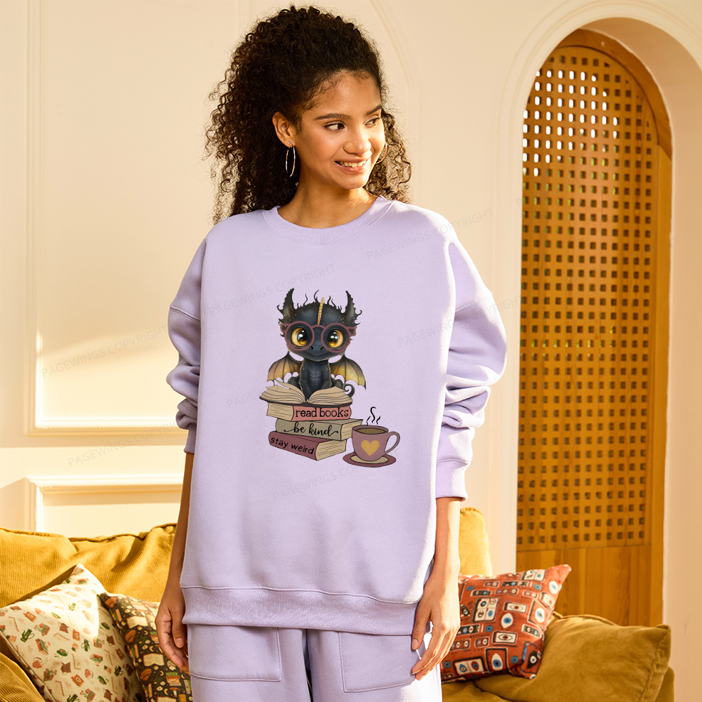 Pagewings Fourth Wing Dargon Unisex Fleece Sweatshirt Set 