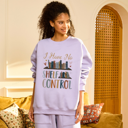 Pagewings I Have No Shelf Control Unisex Fleece Sweatshirt Set 