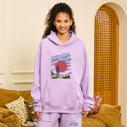 Pagewings The Rise And Fall Of Sanctuary Moon Unisex Fleece Hoodie Set