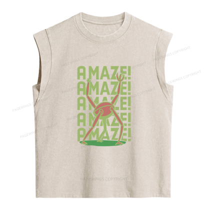 Pagewings Rocky Amaze Women's Washed Tank Top