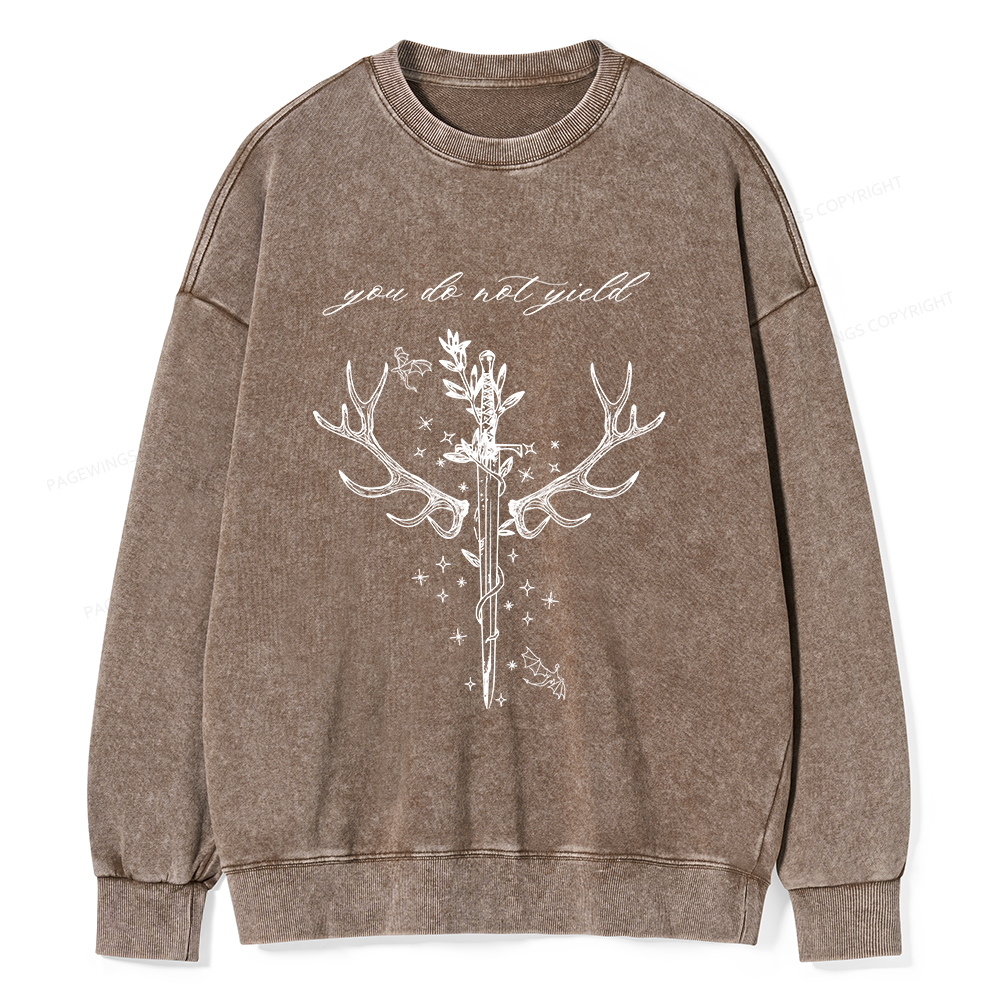 Pagewings Libraries Were Full Of Ideas Unisex Washed Sweatshirt