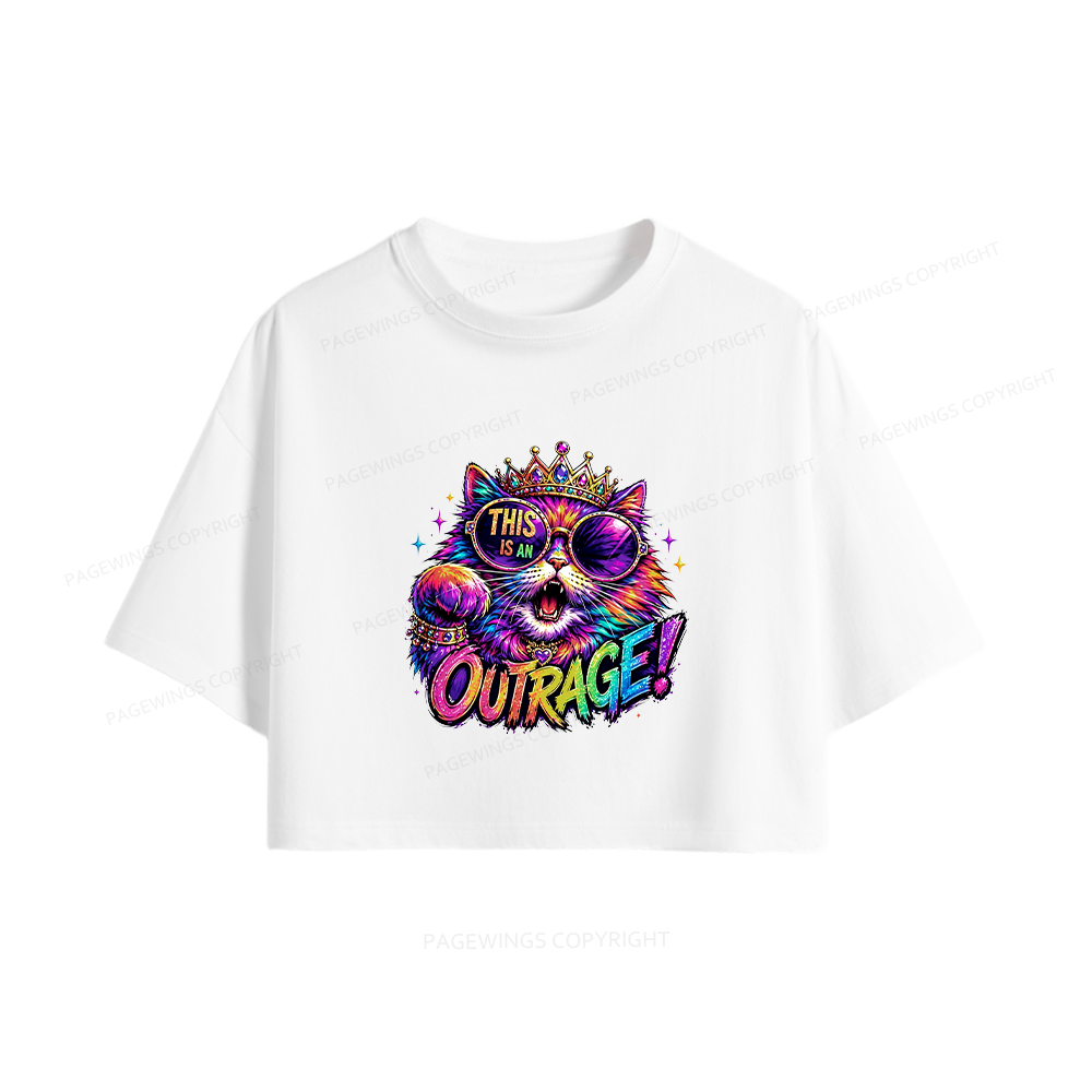 Pagewings Sci-Fi Book Lover Women Crop Tops