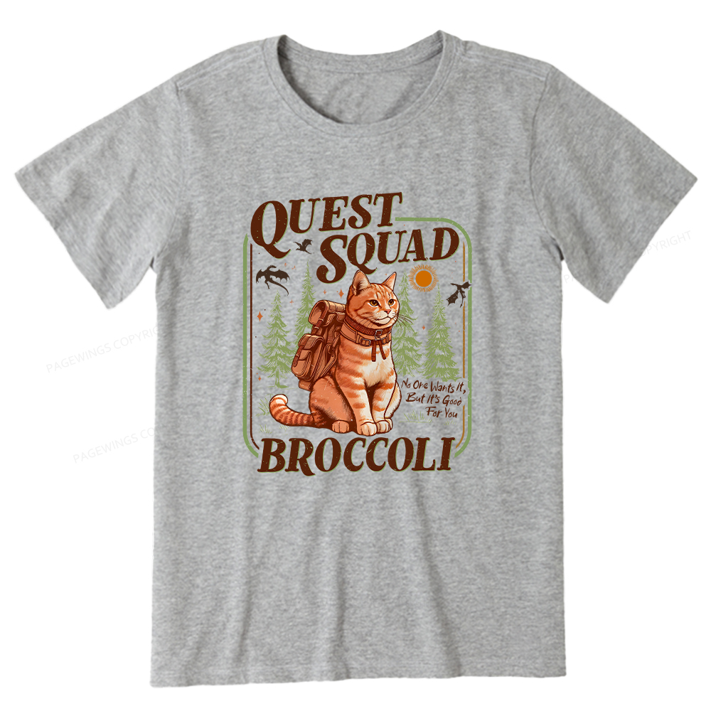 Pagewings Quest Squad Broccoli Unisex Classic T-shirt