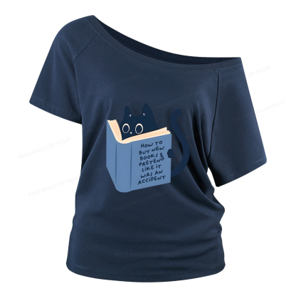 Pagewings How To Buy New Books Women Off Shoulder T-shirts