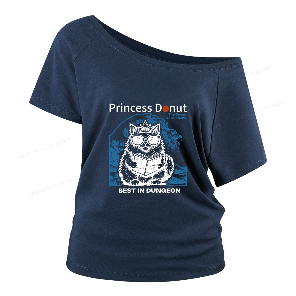 Pagewings Princess Donut Women Off Shoulder T-shirts