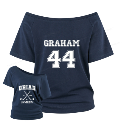 Pagewings Hockey Romance Women Off Shoulder T-shirts