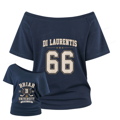 Pagewings Hockey Romance Women Off Shoulder T-shirts