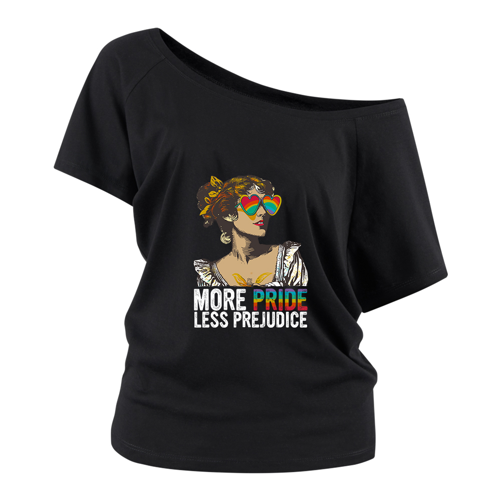 Pagewings More Pride Less Prejudice Off Shoulder Top