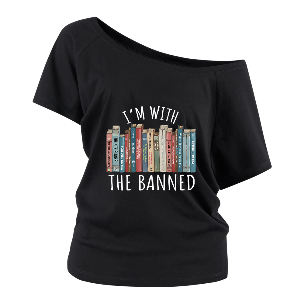 Pagewings I'm With The Banned Off Shoulder Top