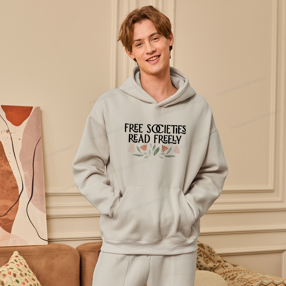 Pagewings Read Freely Unisex Fleece Hoodie Set