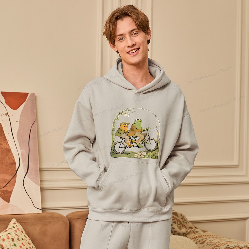 Pagewings Frog And Toad Book Vintage Unisex Fleece Hoodie Set