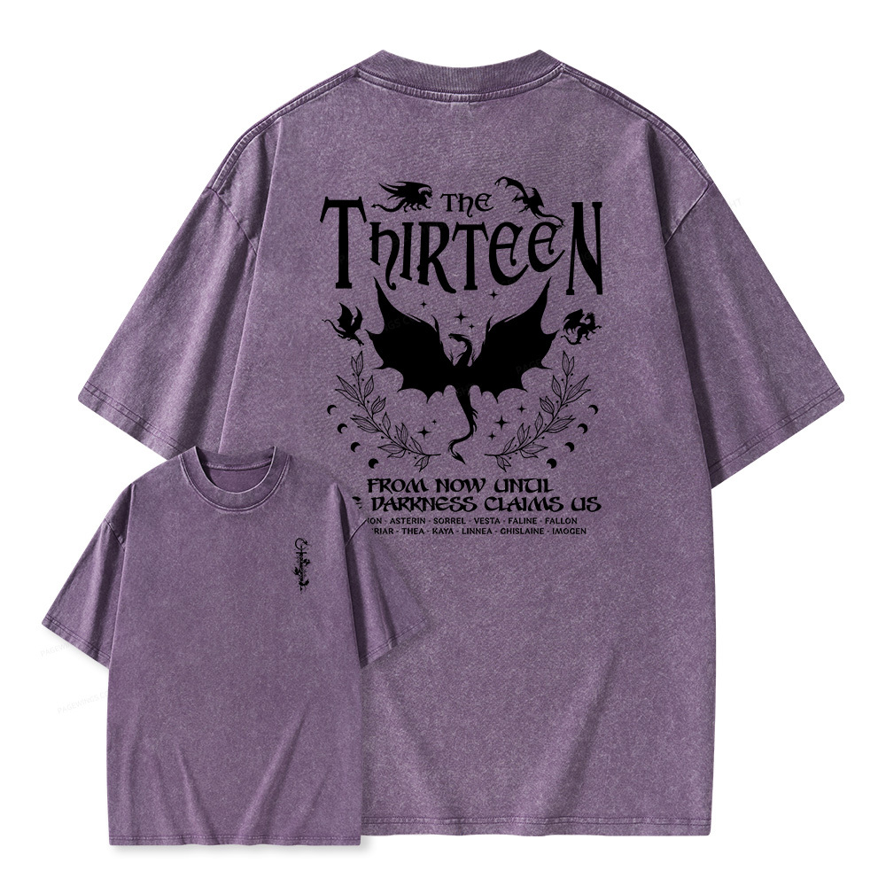 Pagewings The Thirteen Unisex Washed T-shirt