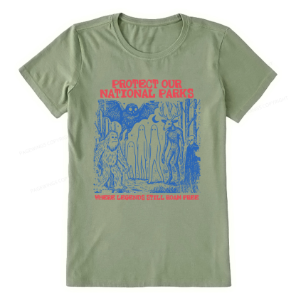 Pagewings Protect Our Parks Vintage Camping Unisex Classic T-shirt