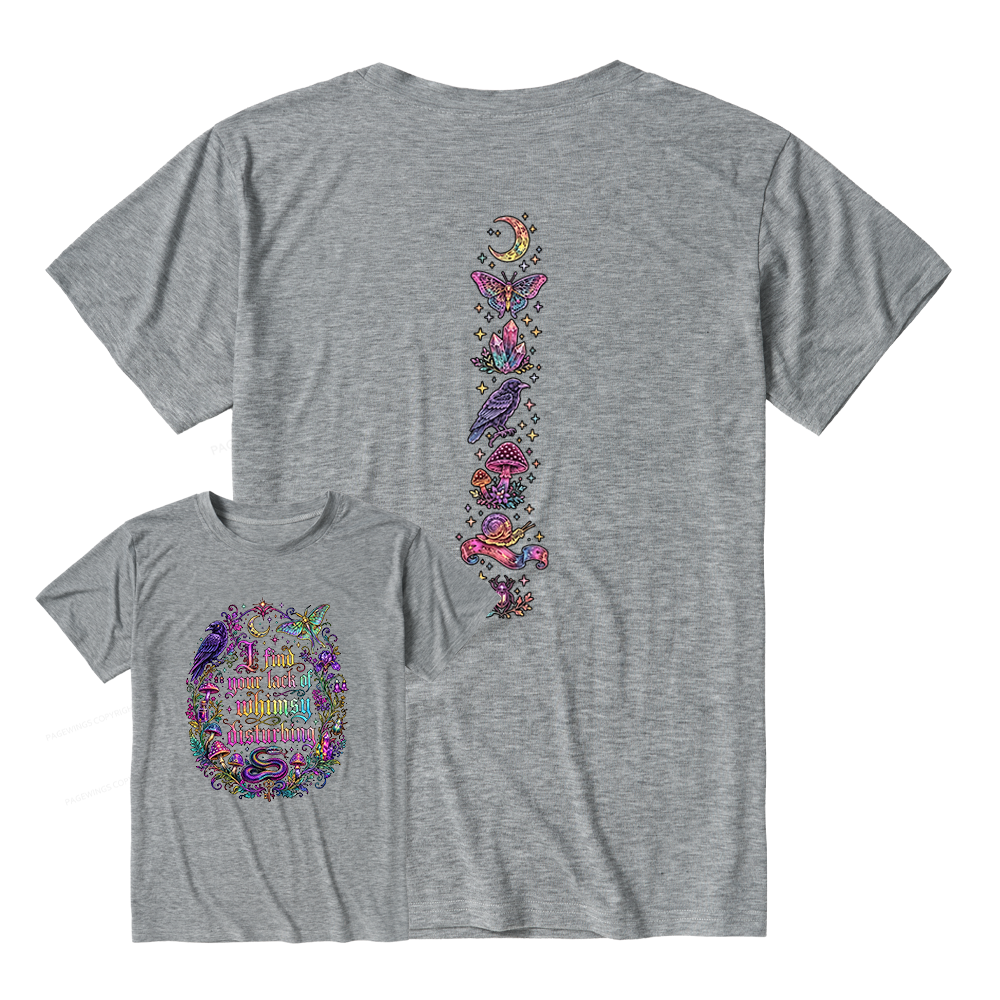Pagewings I Find Your Lack Of Whimsy Unisex Heather T-Shirt