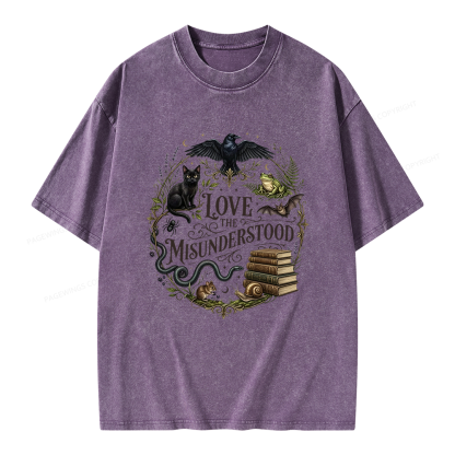 Pagewings Love the Misunderstood Unisex Washed T-shirt