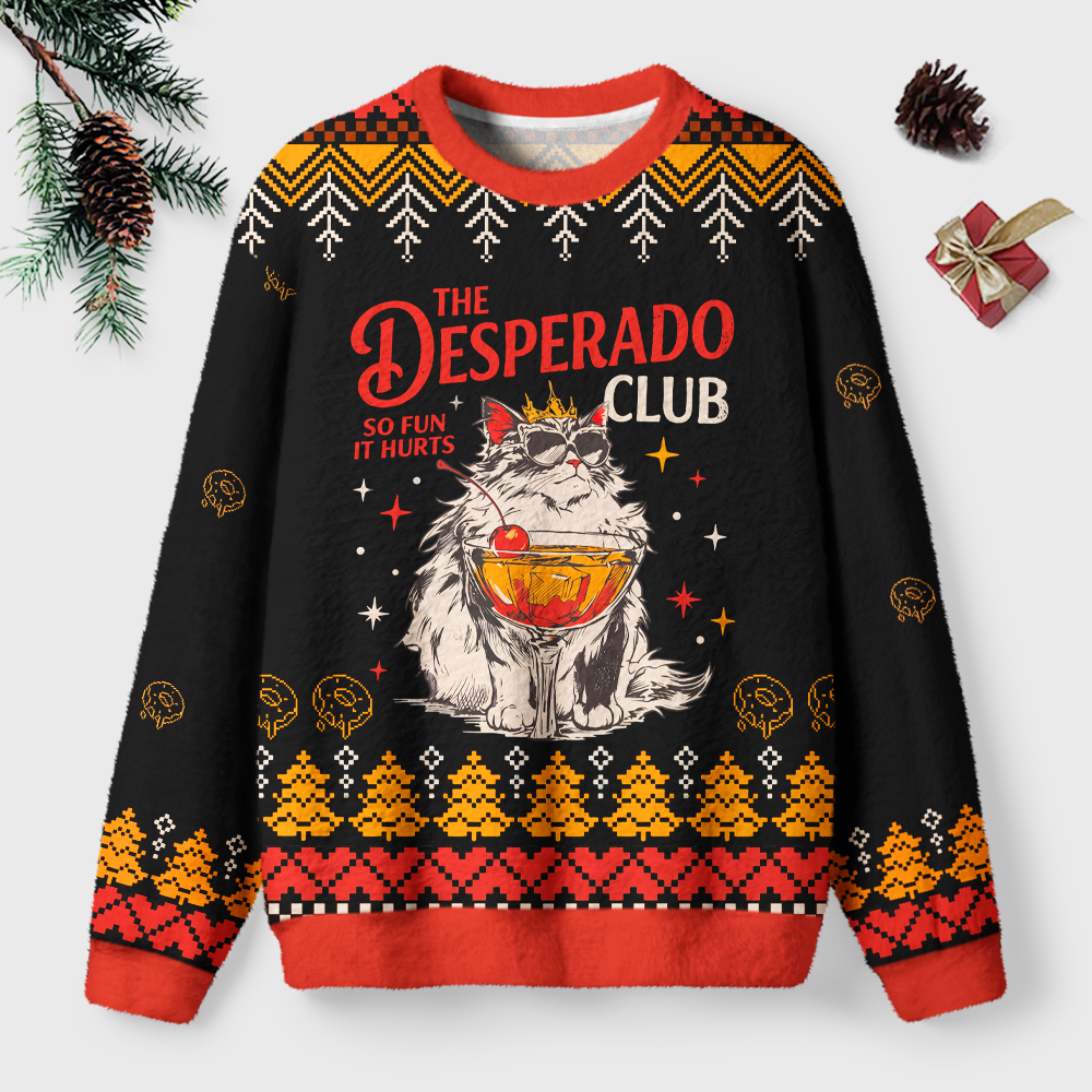 Pagewings Sci Fi Book Lover Unisex Ugly Light Knit Sweatshirt