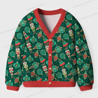 Pagewings Festive Reading  Unisex Ugly Cardigan Sweaters