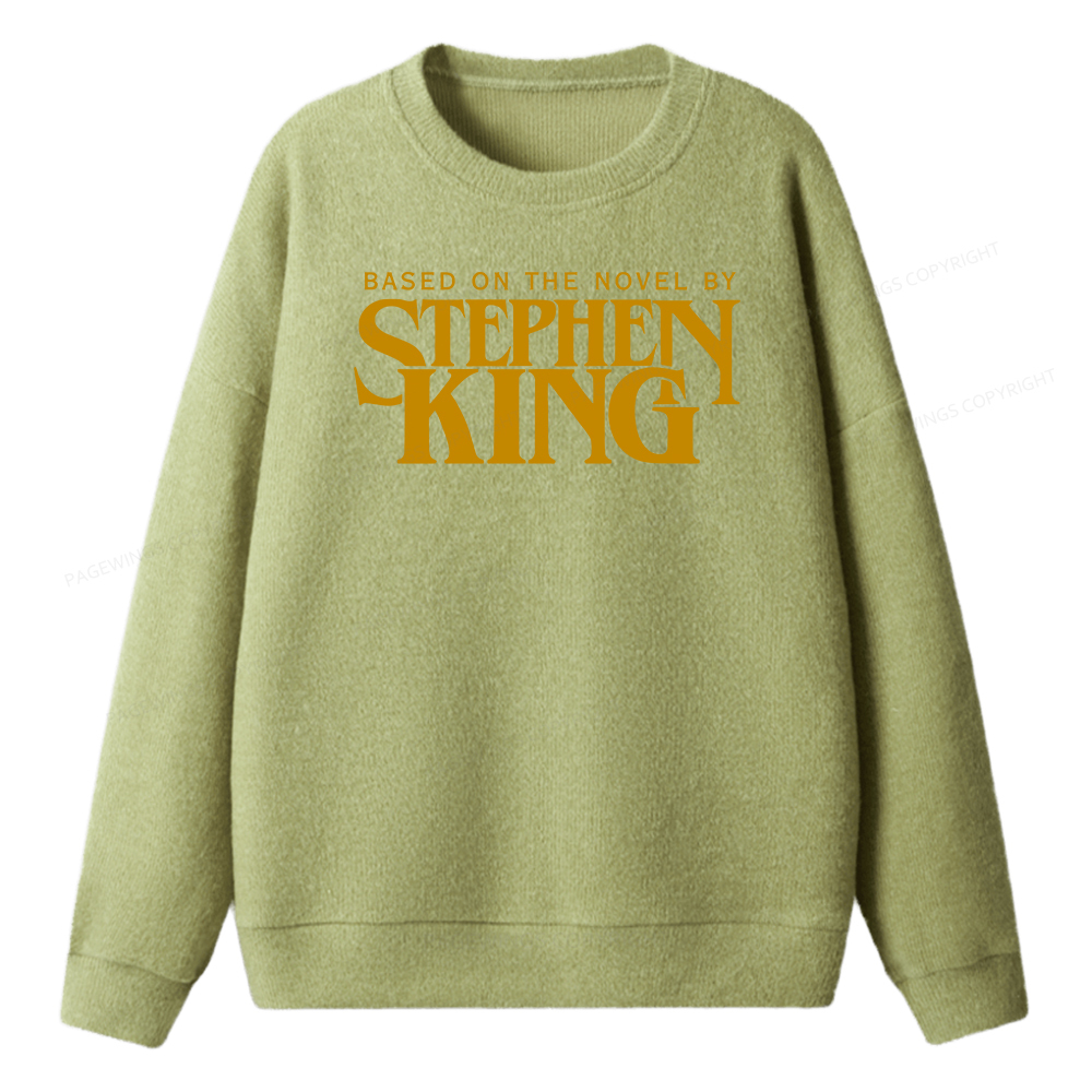 Pagewings Based On A Novel By Stephen King Unisex Knit Sweatshirt