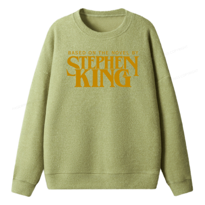 Pagewings Based On A Novel By Stephen King Unisex Knit Sweatshirt