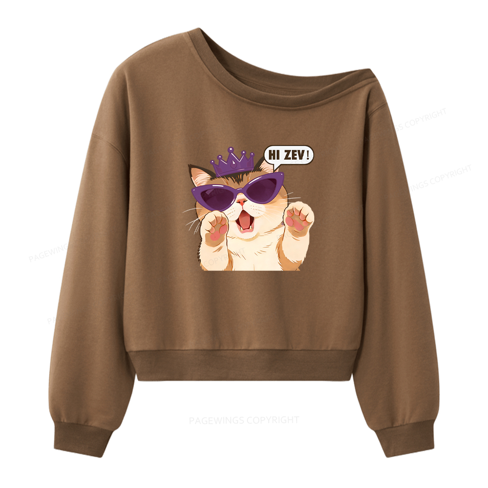 Pagewings Sci-Fi Book Lover Women Off Shoulder Sweatshirt